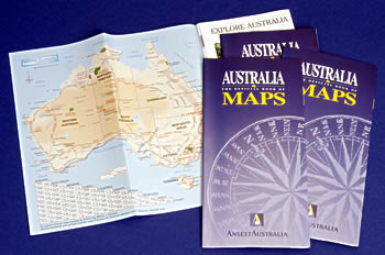 AUSTRALIA MAPS - BROCHURE GUIDE for the TOURIST (image for) AUSTRALIA MAPS - BROCHURE GUIDE for the TOURIST